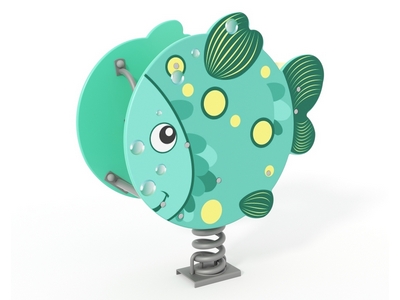 Качалка на пружине Весёлая рыбёшка