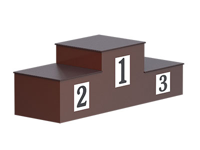 Пьедестал для награждения TORUDA Победитель 1