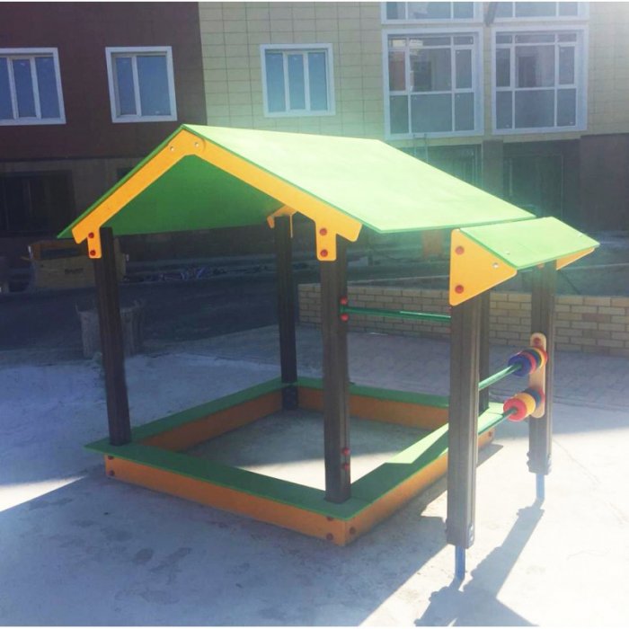 Песочница Домик со счетами ИО 02171 - вид 2