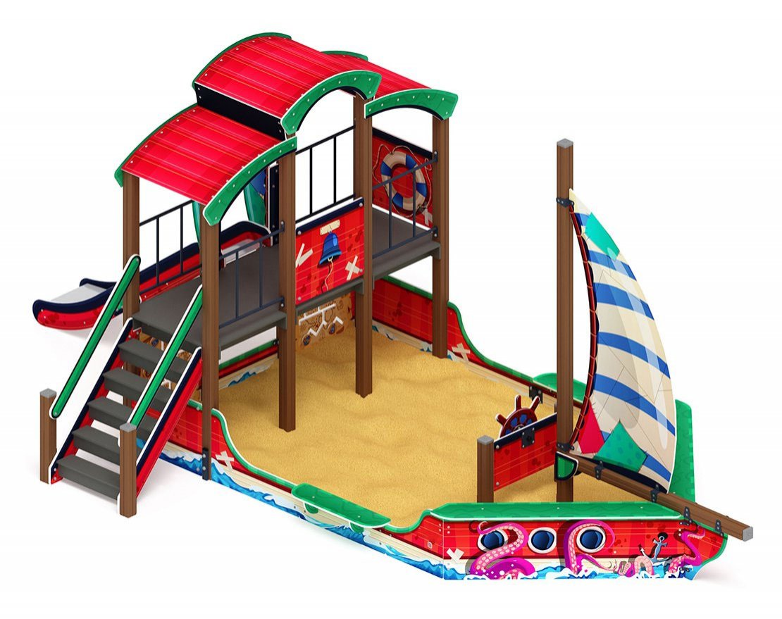 Детская игровая площадка Морской прибой-4 - вид 4