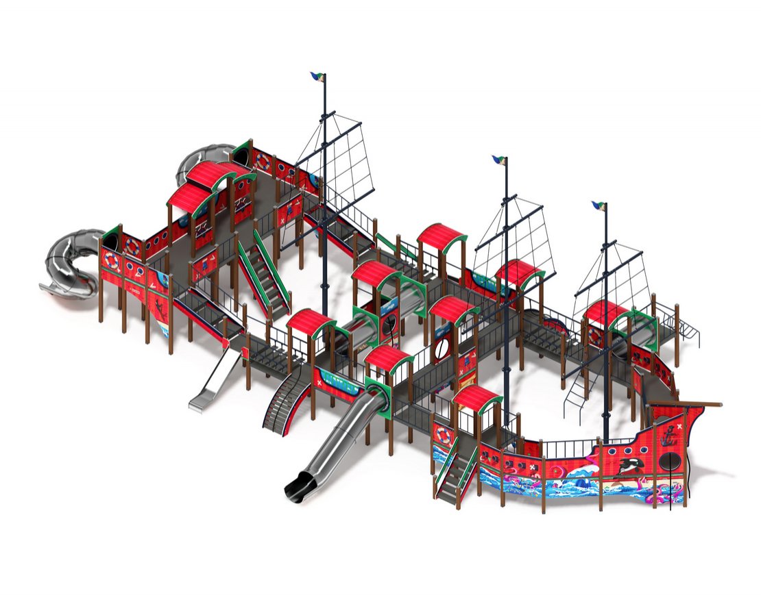 Детская игровая площадка Гнев морей-3 - вид 3