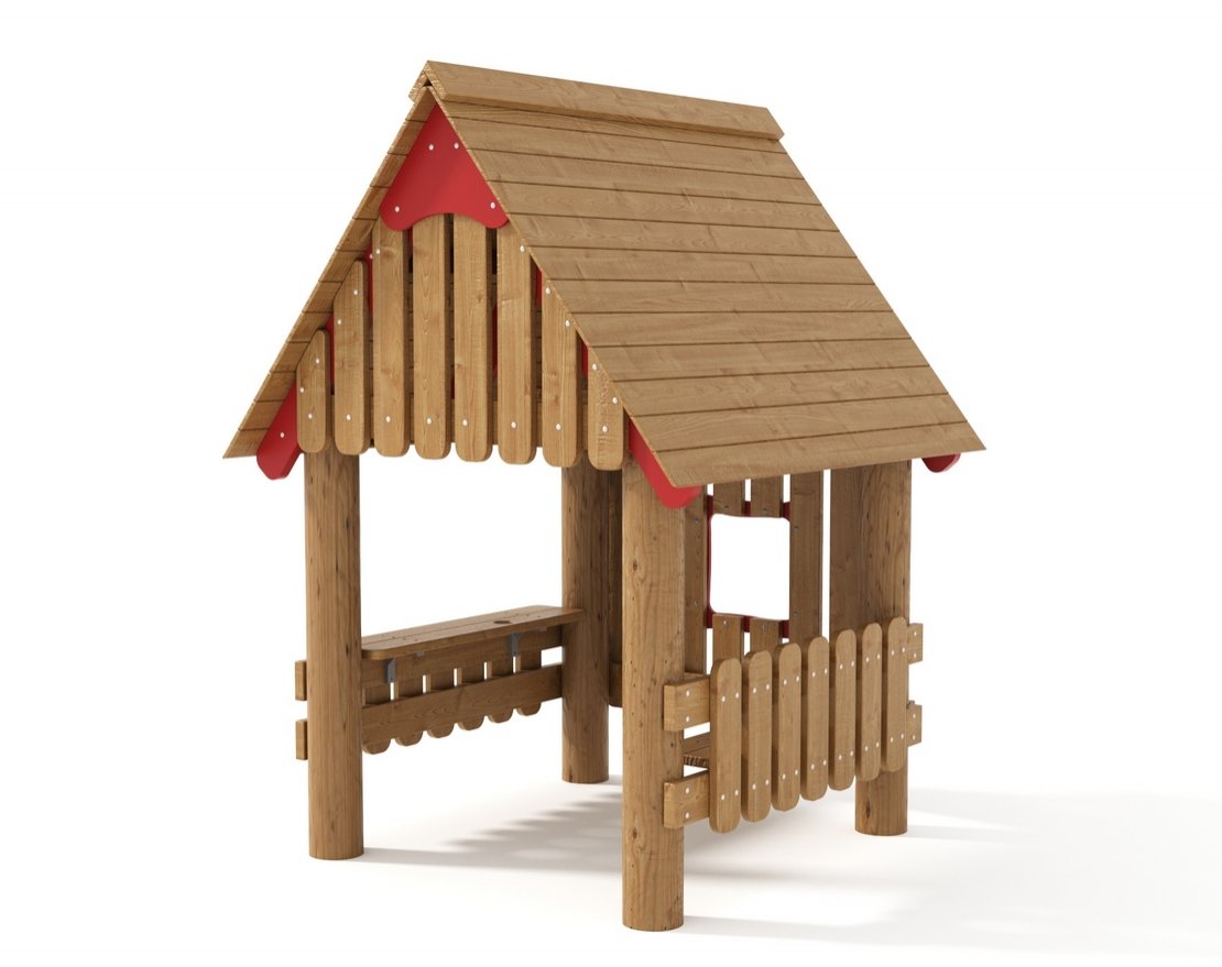 Игровой домик Избушка (без пола) - вид 4
