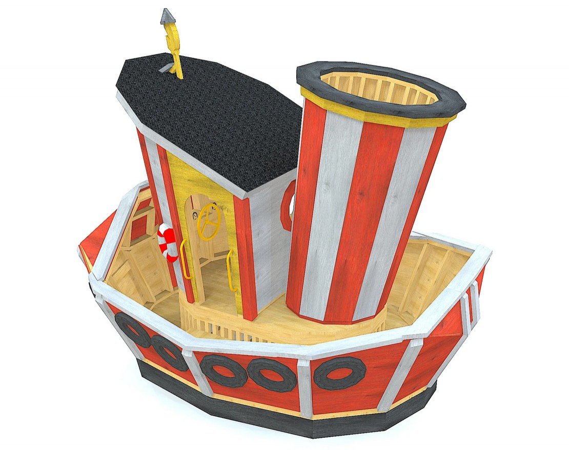 Игровой комплекс TORUDA WOOD Буксир - вид 2