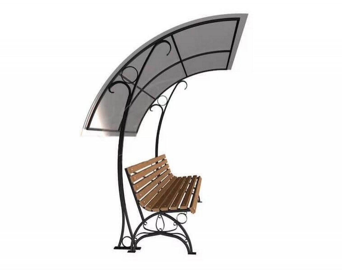 Навес для скамейки Торре 5 - вид 2