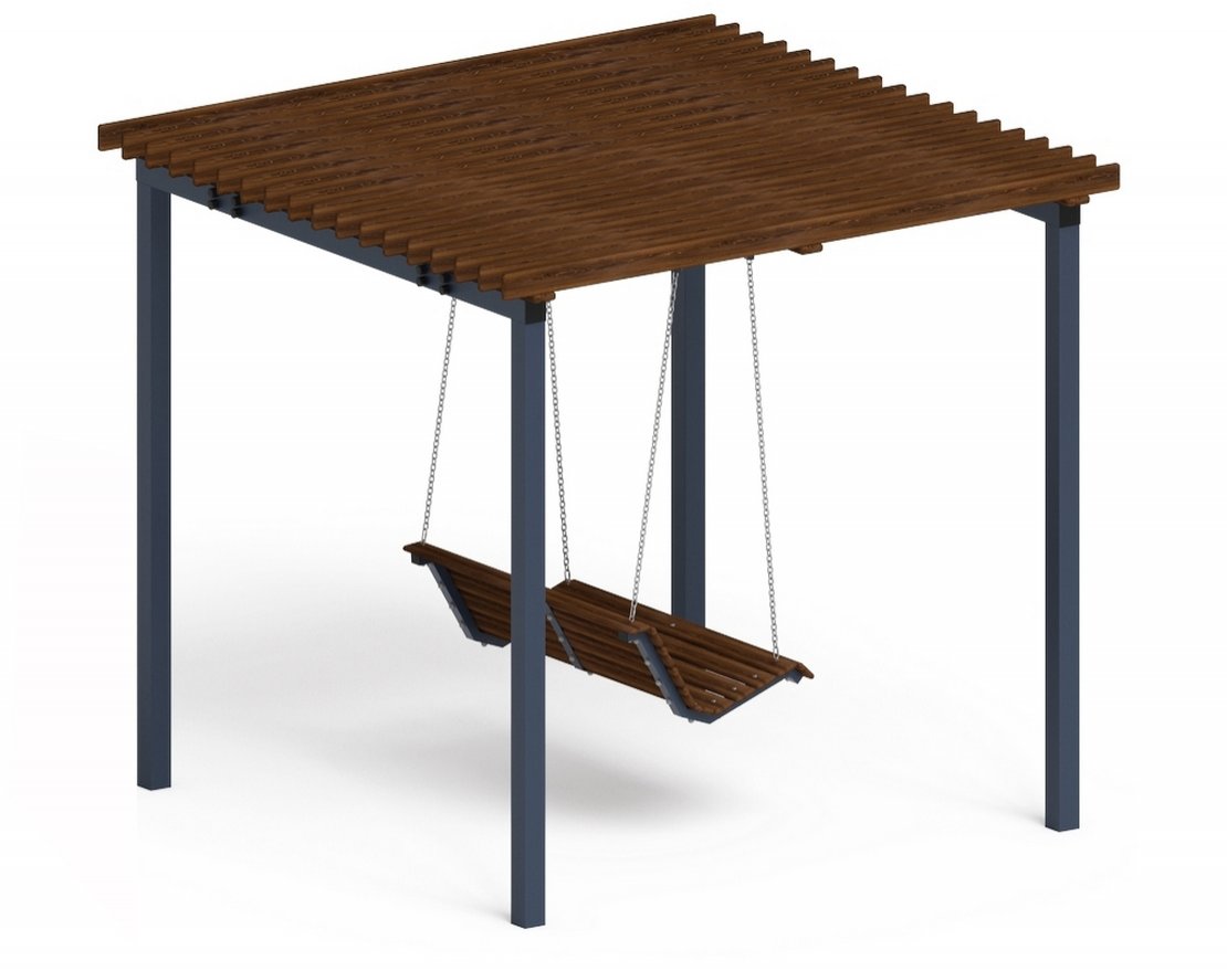 Пергола Релакшн с диваном (без поликарбоната) - вид 4