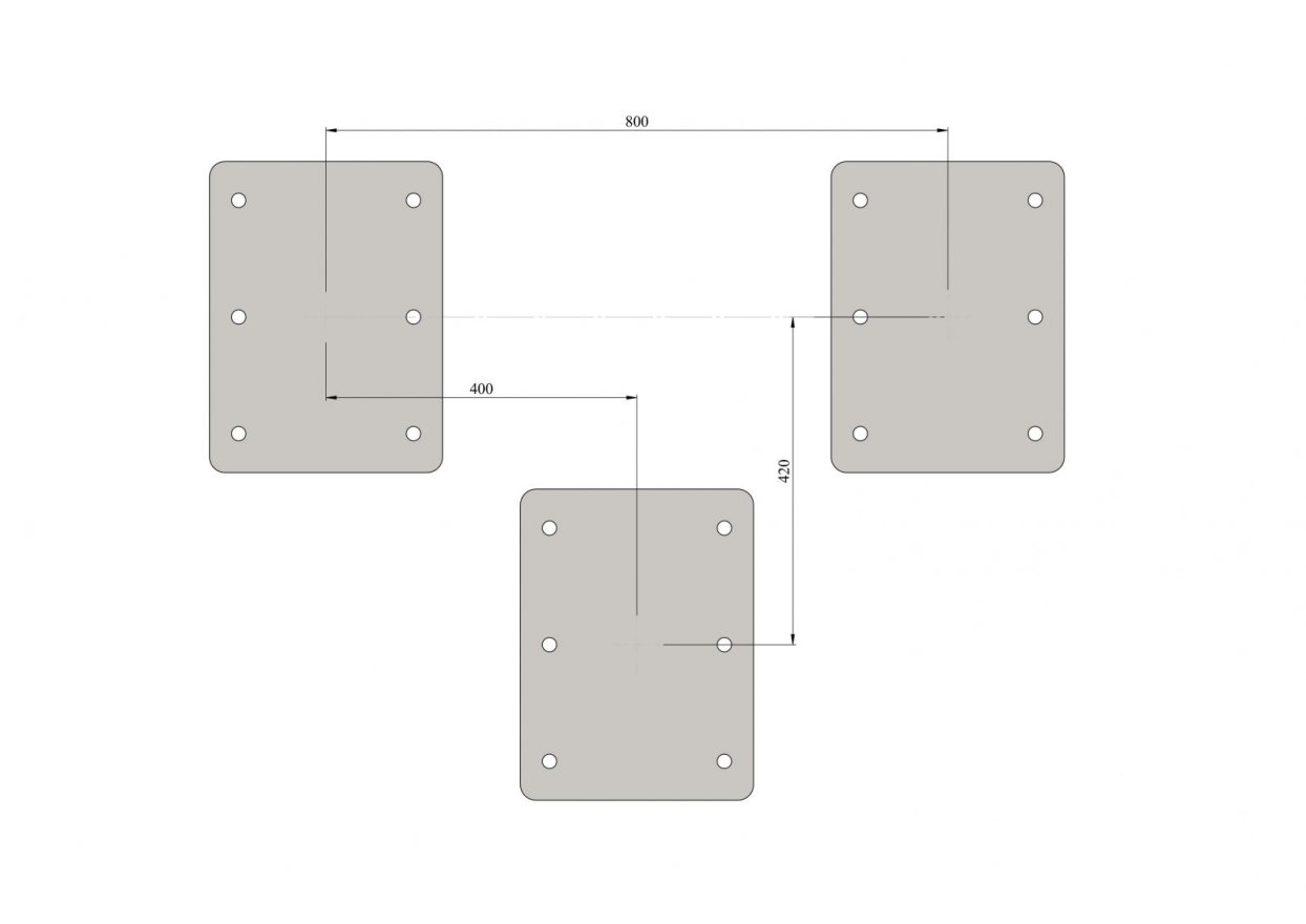 Уличный тренажер TORUDA Жим от груди лежа 2 - вид 4